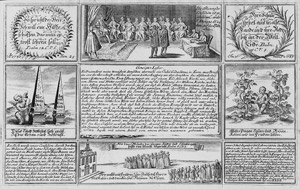 Lot 611, Auction  112, Augsburger Konession, Gedenk-Faltbriefe zum Jubiläum der Augsburger Konfession