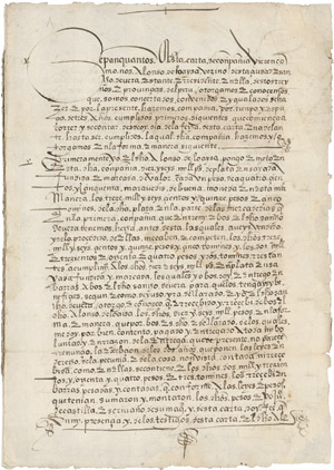 Lot 1821, Auction  112, Loayza y García, Alonso de - zugeschrieben, La fundación de la Sociedad Comercial de Cuzco. 