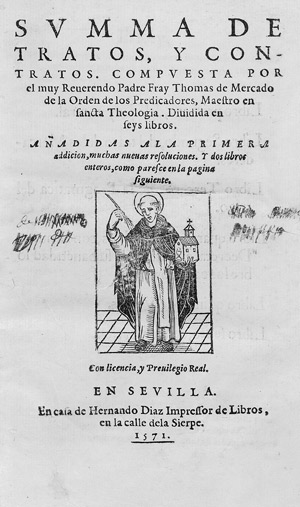 Lot 1936, Auction  112, Mercado, Tomás de, Summa de tratos, y contratos 1571