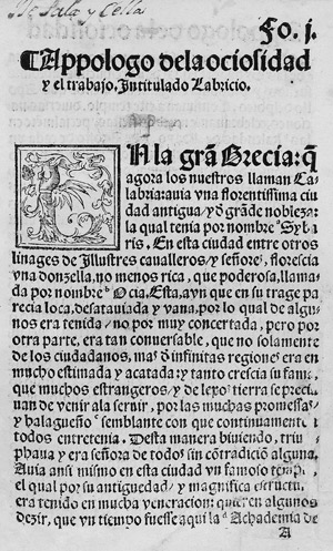 Lot 1937, Auction  112, Mexía y Ponce de León, Luís de, Appologo de la ociosidad y el trabejo intitulado Labricio Portundo 