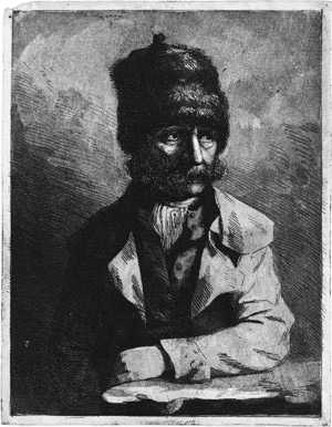 Lot 5291, Auction  112, Fischer, Joseph, Mann mit Bart und Pelzmütze