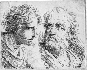 Lot 5296, Auction  112, Füger, Friedrich Heinrich, Zwei männliche Köpfe