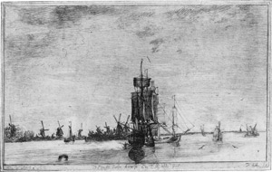 Lot 5310, Auction  112, Kobell, Hendrik, Hooft Van de Krap En 't Malle Gat