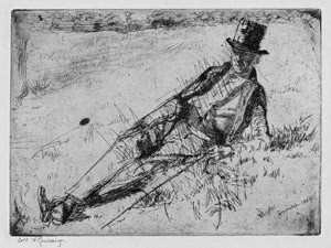 Lot 5444, Auction  112, Whistler, James Abbot McNeill, The Greenwich Pensioner