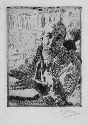 Lot 5447, Auction  112, Zorn, Anders, Bildnis des Anatole France