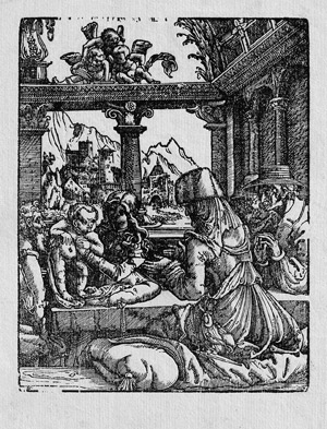 Lot 5482, Auction  112, Altdorfer, Albrecht, Die heilige Sippe; Der Standartenträger