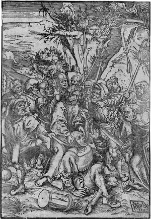 Lot 5519, Auction  112, Cranach d. Ä., Lucas, Die Gefangennahme Christi