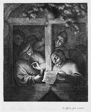 Lot 5642, Auction  112, Ostade, Adriaen van, Die Sänger am Fenster