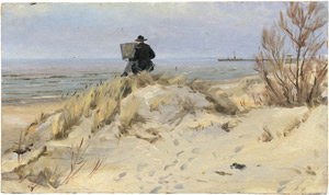 Lot 6227, Auction  112, Bjalynickij Birulja,Vitold Kaetanovic, Maler in den Dünen am kurischen Haff