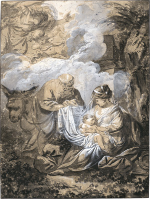 Lot 6465, Auction  112, Oberitalienisch, 18. Jh. Die Ruhe auf der Flucht