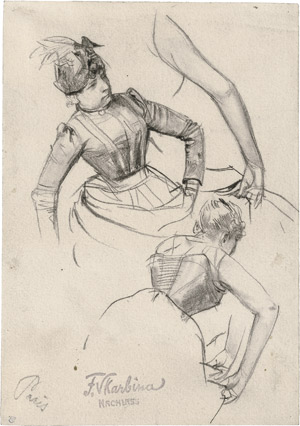 Lot 6642, Auction  112, Skarbina, Franz, Bei der Modistin