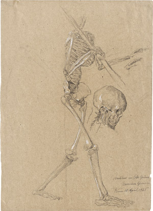 Lot 6682, Auction  112, Greiner, Otto, Studie zum schreitenden Tod