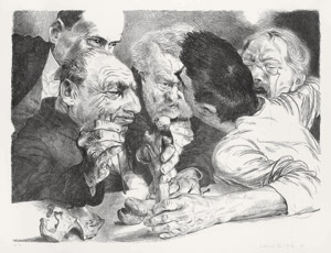 Lot 7136, Auction  112, Grützke, Johannes, Knochenmänner