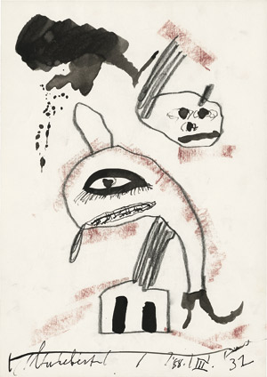 Lot 7231, Auction  112, Lucebert, Ohne Titel (88.III.31)