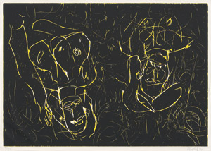 Lot 8030, Auction  112, Baselitz, Georg, Frau und Frau