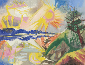 Lot 8149, Auction  112, Krauskopf, Bruno, Sonnenaufgang am Wasser