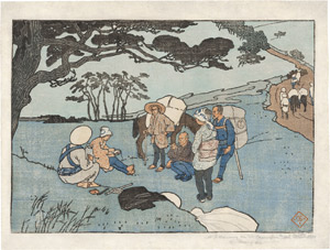 Lot 8264, Auction  112, Orlik, Emil, Japaner bei der Rast im Gebirge