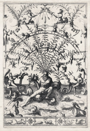 Lot 6314, Auction  113, Floris II, Cornelis, Entwurf für Groteskenornament