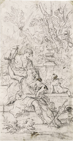 Lot 6687, Auction  113, Französisch, 18. Jh. Rinaldo und Armida