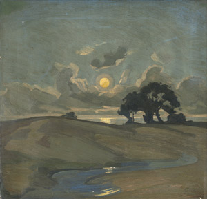 Lot 7126, Auction  113, Glob, Johannes, Seelandschaft bei Mondschein