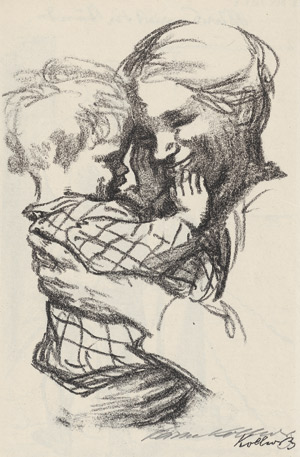 Lot 7254, Auction  113, Kollwitz, Käthe, Mutter mit Kind auf dem Arm