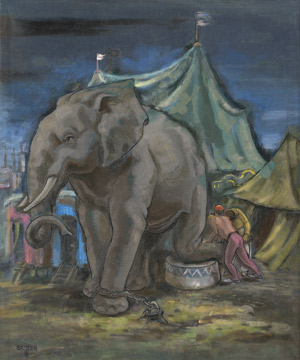 Lot 8004, Auction  113, Gassler, Josef, "Zirkuselefant"