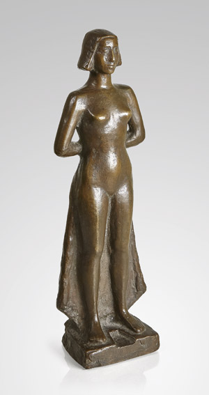 Lot 8341, Auction  113, Edzard, Kurt, Stehende mit Tuch