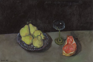 Lot 8349, Auction  113, Feinstein, Pavel, Stilleben mit Birnen, Glas und Steak