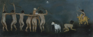 Lot 8350, Auction  113, Feinstein, Pavel, Tanzende Juden bei Nacht