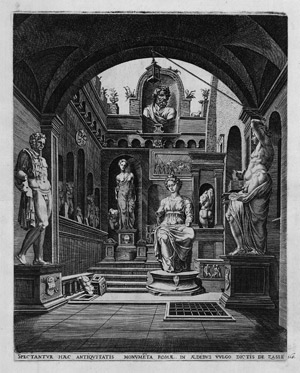 Lot 5098, Auction  114, Heemskerck, Maerten van - nach, Blick in den Cortile der Casa Sassi