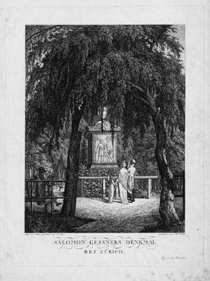 Lot 5468, Auction  114, Kolbe, Carl Wilhelm, Salomon Gessners Denkmal bey Zürich