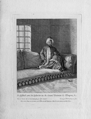 Lot 5475, Auction  114, Liotard, Jean Étienne - nach, Un Effendi ami du Tefterdar ou du Grand Trésorier de l´Empire