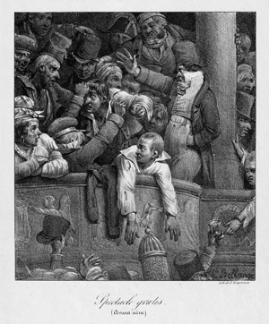 Lot 5540, Auction  114, Bellangé, Joseph-Louis-Hippolyte - nach, Spectacle gratis