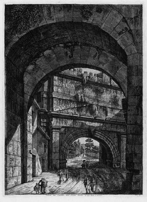 Lot 5581, Auction  114, Rossini, Luigi, Veduta del Castello dell'Acqua Giulia