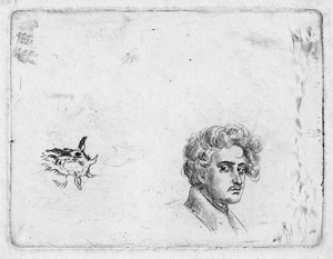 Lot 5594, Auction  114, Thon, Sixt Armin, Radierversuch mit Bildnis des Schlosshauptmannes Arnswald auf der Wartburg