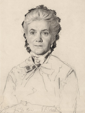 Lot 6702, Auction  114, Wien, um 1890. Bildnis der Frau Doktor Kern