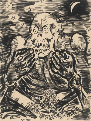 Lot 7042, Auction  114, Masereel, Frans, Krieg als Tod