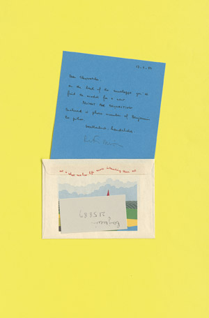 Lot 7186, Auction  114, Filliou, Robert, Dear Skywatcher