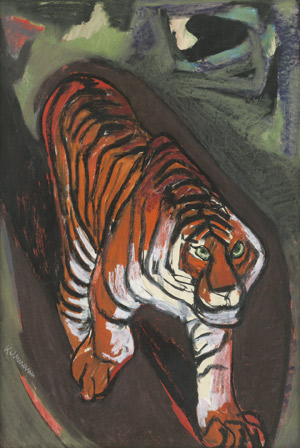 Lot 7309, Auction  114, Kallmann, Hans Jürgen, Stolzierender Tiger