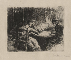 Lot 7340, Auction  114, Liebermann, Max, Das Mittagessen