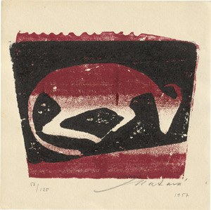 Lot 7362, Auction  114, Mataré, Ewald, Liegende Kuh (nach rechts) II