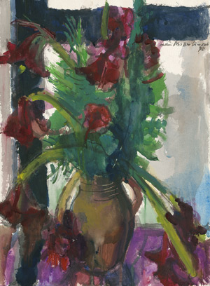 Lot 7388, Auction  114, Müller-Linow, Bruno, Amaryllis im Tonkrug