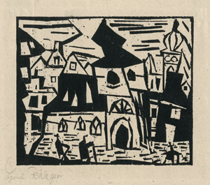 Lot 8066, Auction  114, Feininger, Lyonel, Dorfkirche (Village Church)