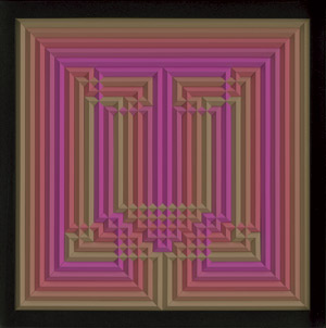 Lot 8092, Auction  114, Gerstner, Karl, "Color lines C6-L4, Intro Version"