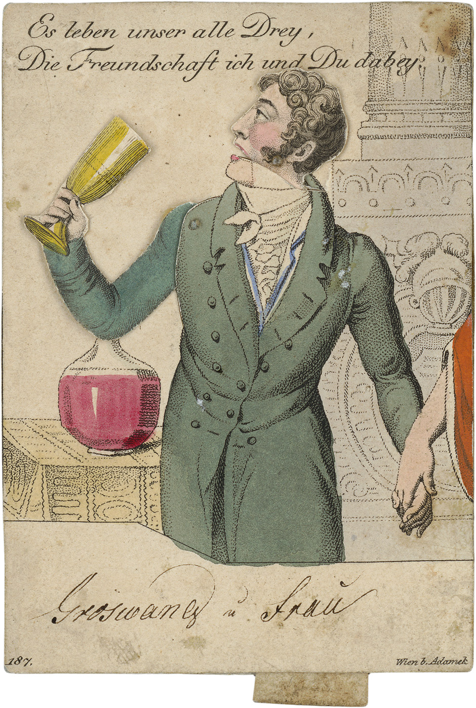 Lot 2251, Auction  115, Es leben unser alle Drey, Hebelzugbillet