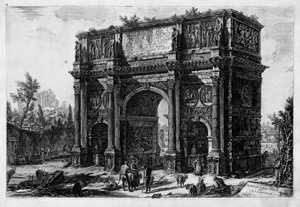 Lot 5306, Auction  115, Piranesi, Giovanni Battista,  Veduta dell'Arco di Constantino