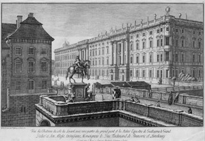 Lot 5321, Auction  115, Rosenberg, Johann Georg, Vue du Chateau du coté du Levant