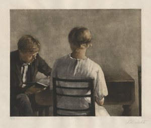 Lot 5354, Auction  115, Ilsted, Peter, Zwei junge Menschen