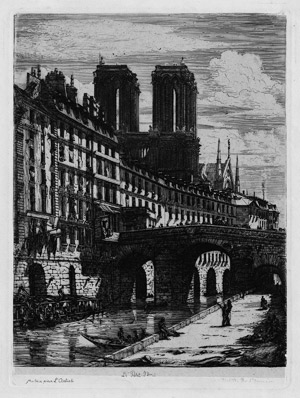 Lot 5372, Auction  115, Meryon, Charles, Le Petit Pont