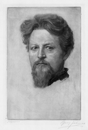 Lot 5401, Auction  115, Jahn, Georg, Selbstbildnis des Künstlers